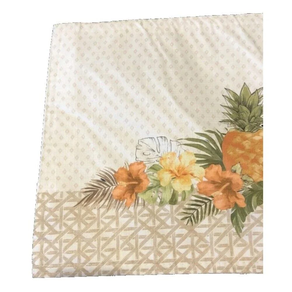 Pineapple Placemats Welcome Indoor Outdoor Beach Summer House Easy Care Set of 4
